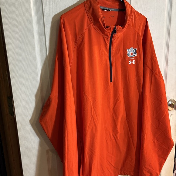 Womens/Mens 3X  3/4Zip Auburn  University  Long Sleeve Orange Windbreaker * Read - Picture 1 of 16